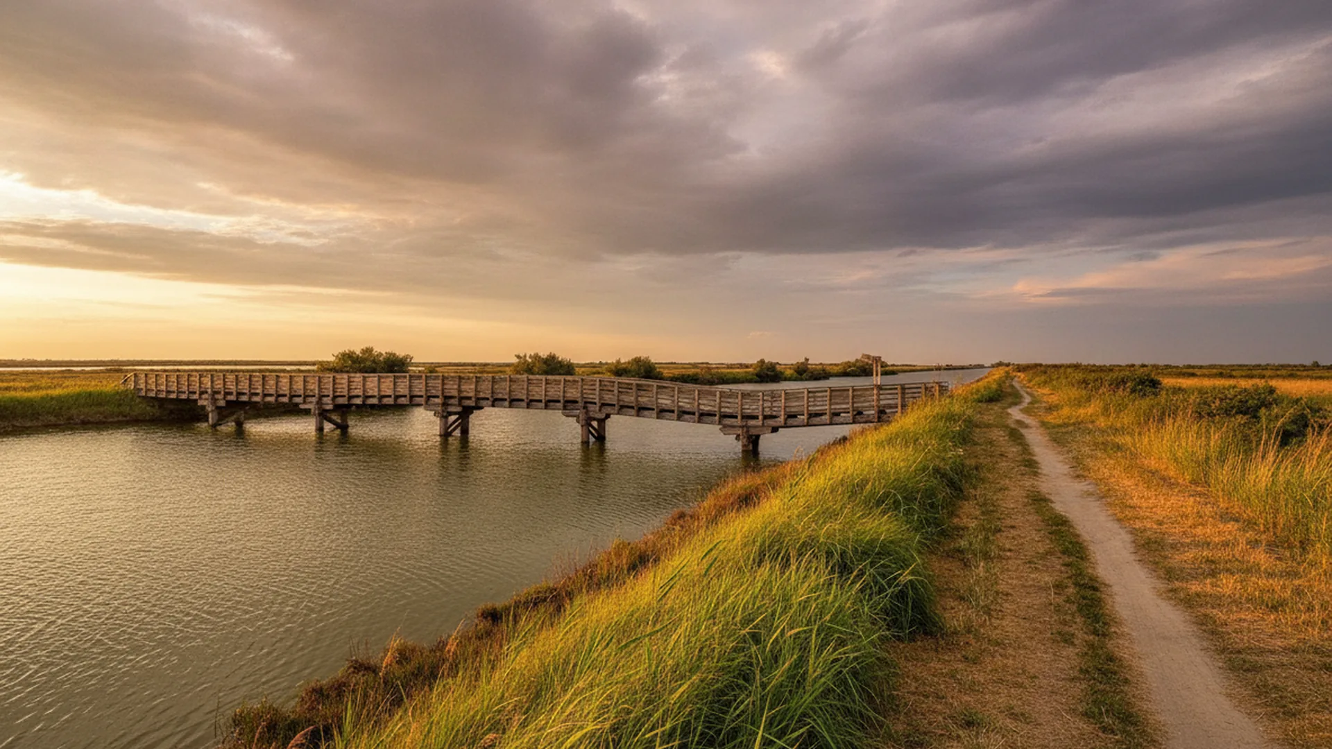 Sentiero verso il Bettolino Foce (5 km) — Comacchio (Emilia-Romagna)